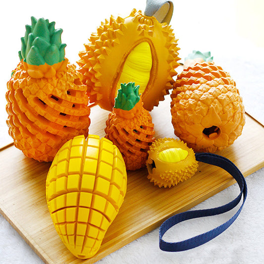 Funny Fruits Shape Pet Toy