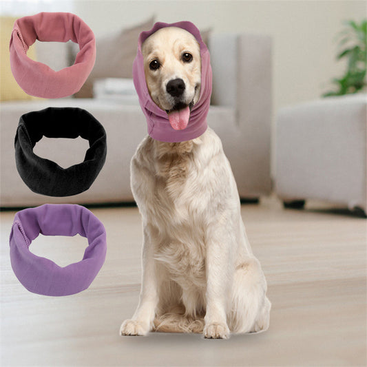 Anxiety Relief Grooming Pet Hood Earmuffs