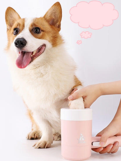 Soft Silicone Dog Paw Cleaner Cup