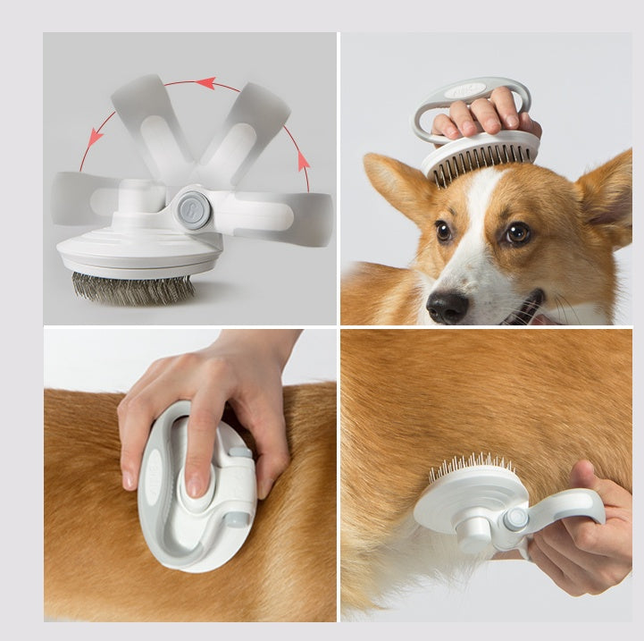 Pet Self-cleaning Wire Brush