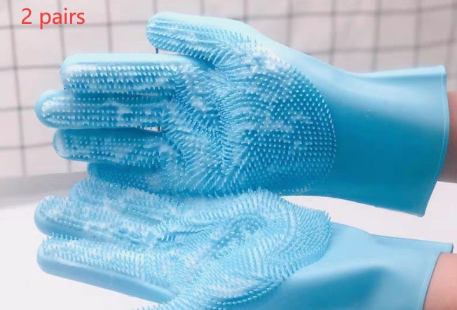 Silicone Pet Grooming Gloves