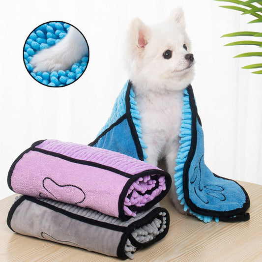 Pet Super Absorbent Microfiber Bath Towel